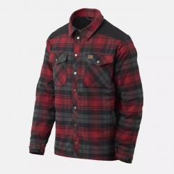 Koszula zimowa Warden -  Slate Crimson Plaid